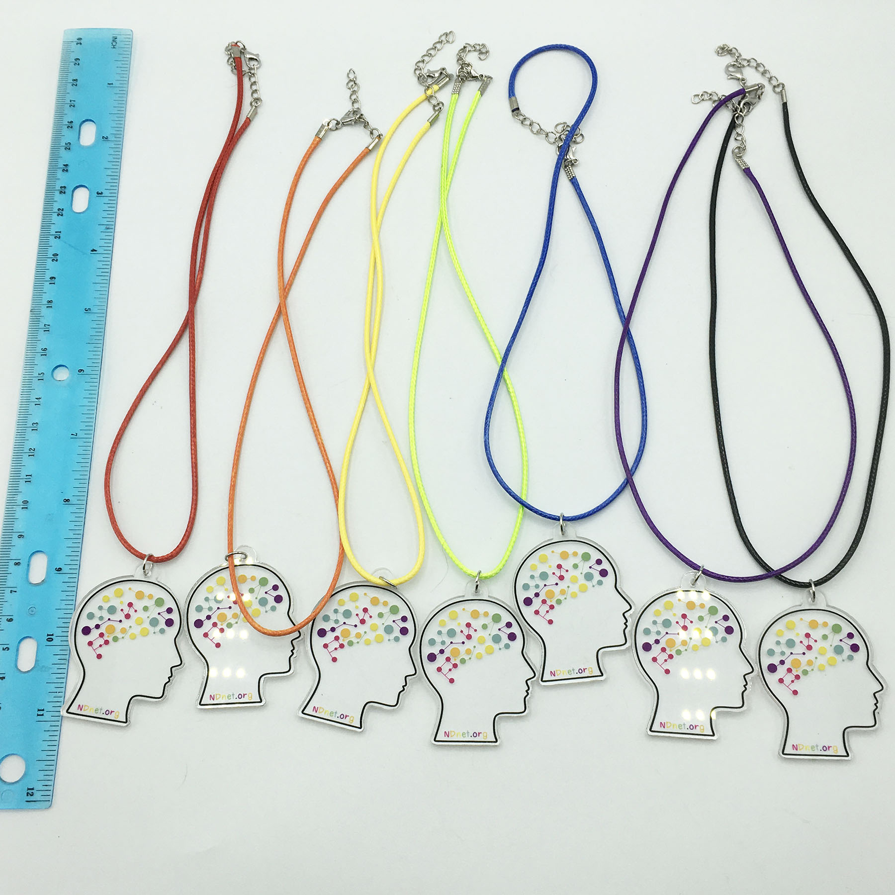 Acrylic Logo Necklace - Image 2