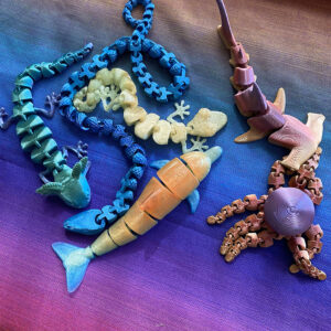 3D Printed Animals ~ Articulating Fidget Toy