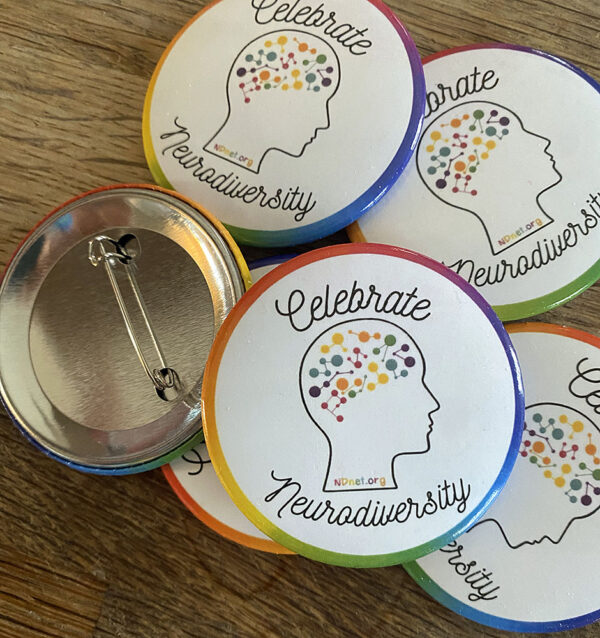 Celebrate Neurodiversity Pin