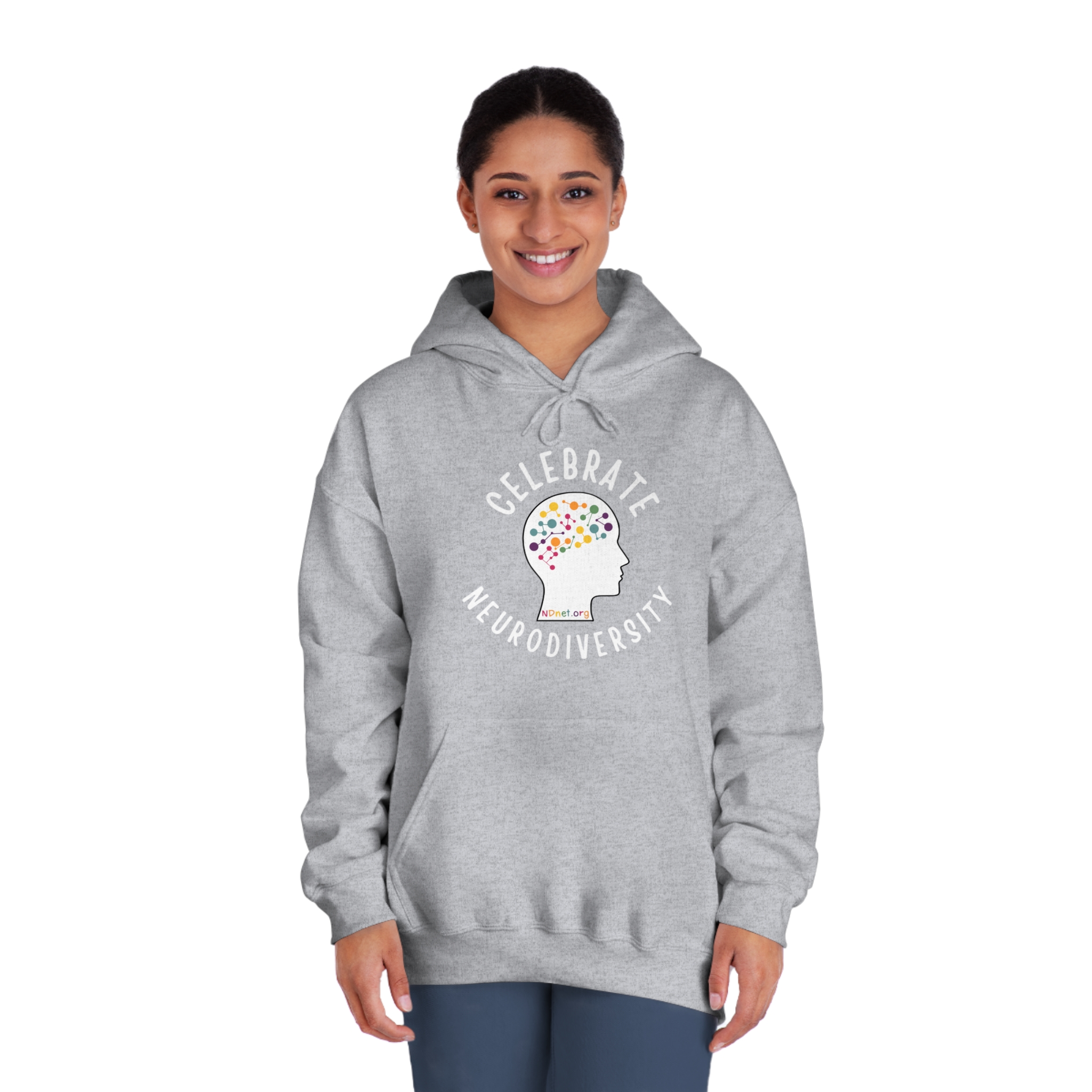 Unisex DryBlend® Hooded Sweatshirt - Image 4