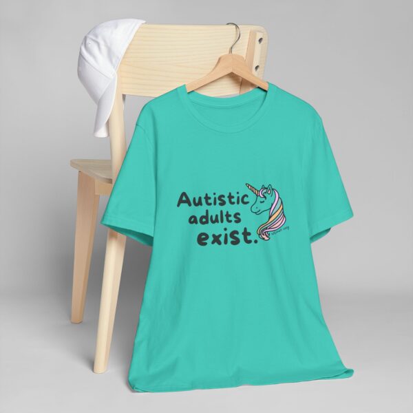 Autistic Adults Exist Unisex Jersey T-Shirt - Image 15