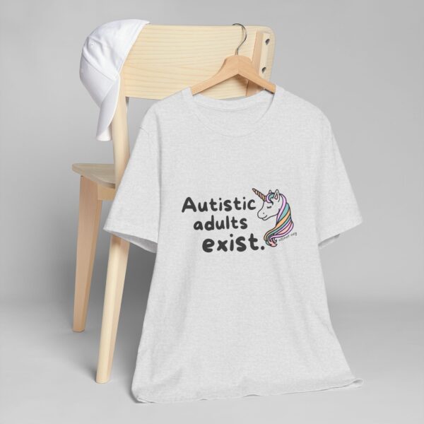 Autistic Adults Exist Unisex Jersey T-Shirt - Image 7